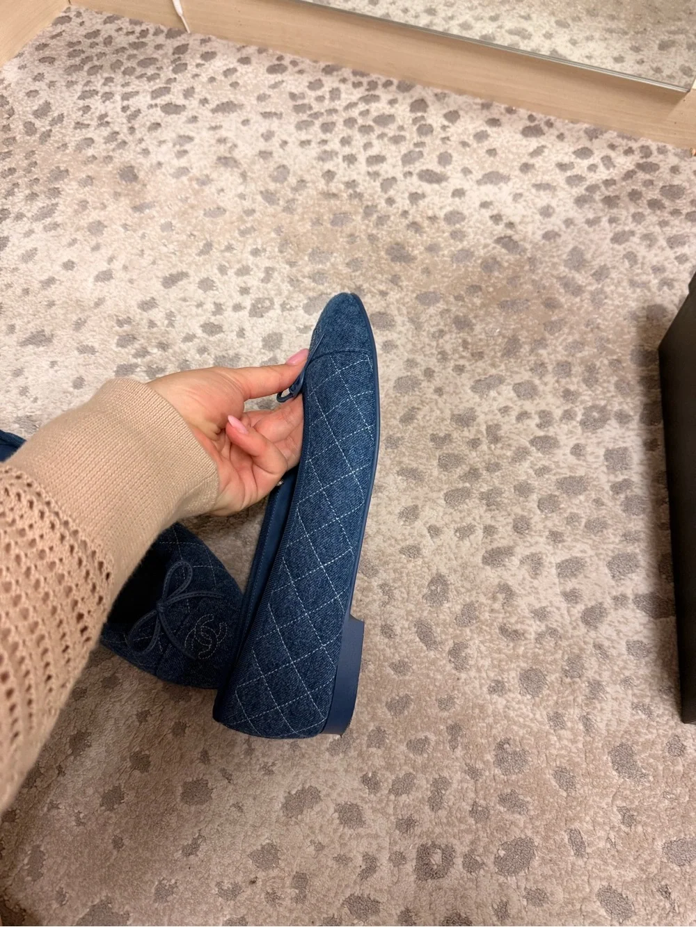 Chanel Denim Ballerinas size 42